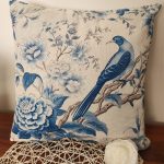 chinese floral peacock cushion covers set of 2