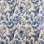blue & white hummingbird floral microfibre kitchen towel super soft