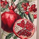 pomegranate kitchen towel