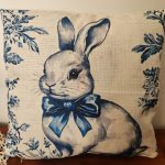 easter bunny cushion covers set of 2